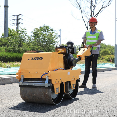 Fábrica de tambor duplo compactador de asfalto vibratório rolo da máquina preço da máquina FYLJ-S600C